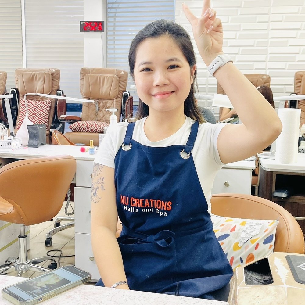 Nancy my nail professional. Smart, Witty with a good vibe! Super detailed and absolutely amazing! You WILL get what you ask for.
