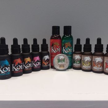 Hometown CBD - Our Koi line includes sublingual tinctures, vape juice, new gummy treats, healing balm and body lotion! - Vitamins & Supplements Near Me - Plainfield, Indiana Hometown CBD - Our Koi line includes sublingual tinctures, vape juice, new gummy treats, healing balm and body lotion! - Vitamins & Supplements Near Me - Plainfield, Indiana