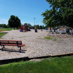 Kennedy Park - The playground is spread out