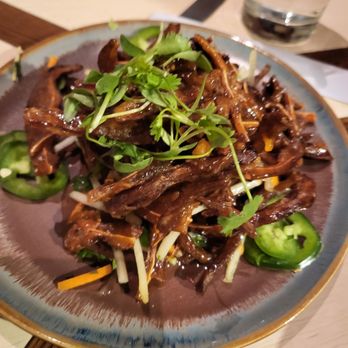 Sugarcane - Pig ear and papaya salad (crunchy and sweet - not spicy) - Cocktail Bars Near Me - Las Vegas, Nevada