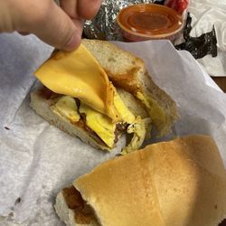 Bagel Gourmet - Cheese isn't melted and bread isn't toasted