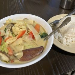 A New Tropical - Bamboo Eggplant Curry - It's supposed to be a green curry.