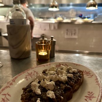 Bar La Grassa - Charred Onion & Goat Cheese Bruschetta - Italian Near Me - Minneapolis, Minnesota Bar La Grassa - Charred Onion & Goat Cheese Bruschetta - Italian Near Me - Minneapolis, Minnesota