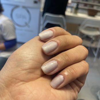 Q Spa - Gel Mani lilac color sooo pretty - Skin Care Near Me - San Francisco, California Q Spa - Gel Mani lilac color sooo pretty - Skin Care Near Me - San Francisco, California