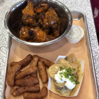 The Original Q Shack - 1lbs of Wings w/ a Side... - Barbeque Near Me - Durham, North Carolina