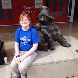 Paddington Bear at Paddington station