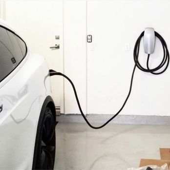 Mighty Electric - TESLA wall connector installation with wiring to main panel - Electricians Near Me Mighty Electric - TESLA wall connector installation with wiring to main panel - Electricians Near Me