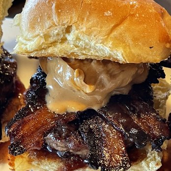 Bistro603 - PB & habanero jelly bacon slider! - Burgers Near Me - Nashua, New Hampshire