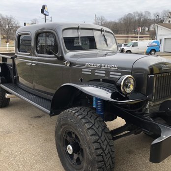 M & M Exhaust Systems - A Tisdale coach works custom power wagon we ran 4" exhaust on - Auto Repair Near Me - Jasper, Indiana M & M Exhaust Systems - A Tisdale coach works custom power wagon we ran 4" exhaust on - Auto Repair Near Me - Jasper, Indiana