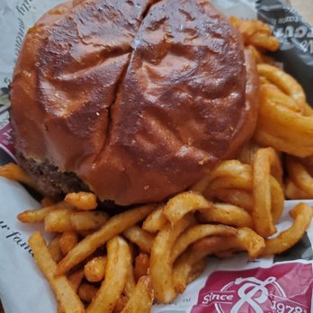 JLB Eatery Stella Link - Pre demolishing pic of the JLB burger with curly fries 5/5 - Burgers Near Me - Houston, Texas JLB Eatery Stella Link - Pre demolishing pic of the JLB burger with curly fries 5/5 - Burgers Near Me - Houston, Texas