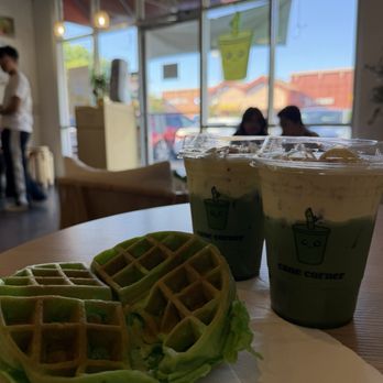 Cane Corner - Pandan waffle - Coffee & Tea Near Me - Sacramento, California