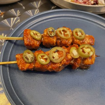 Chino Grande - Swordfish skewer - Karaoke Near Me - Brooklyn, New York