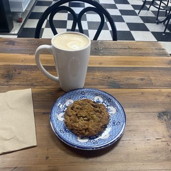 The Kreamery & Bake Shoppe - Oatmeal Raisin cookie and Latte - Ice Cream & Frozen Yogurt Near Me - Concord, California The Kreamery & Bake Shoppe - Oatmeal Raisin cookie and Latte - Ice Cream & Frozen Yogurt Near Me - Concord, California