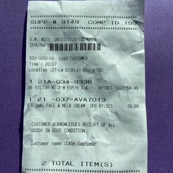 Curacao - Receipt 1 - Electronics Near Me - Lynwood, California Curacao - Receipt 1 - Electronics Near Me - Lynwood, California
