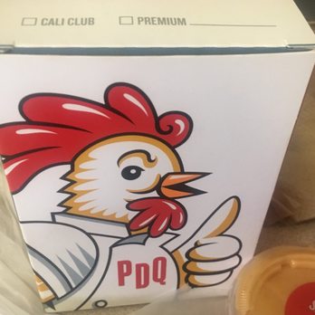 PDQ Chicken - Grilled chicken sandwich in a cure chicken box container. - Sandwiches Near Me - Miami, Florida