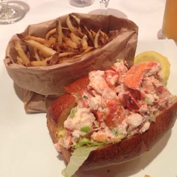 Atlantic Fish - Lobster Roll and fries- yum! - Seafood Near Me - Boston, Massachusetts