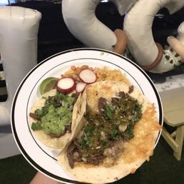 Carne asada taco and quesadilla with crispy cheese ! AMAZING !!! Carne asada taco and quesadilla with crispy cheese ! AMAZING !!!