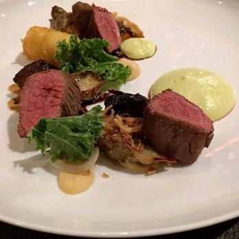 PASSIO Keittiö ja Baari - Second Course: Filet and Brisket with Artichokes and Fried Potato - Modern European Near Me - Helsinki, 18