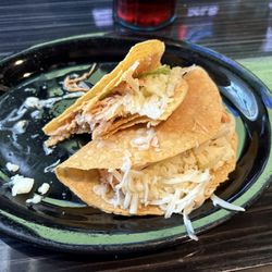 Papitos - a pair of $1.00 Taco Tuesday chicken tacos