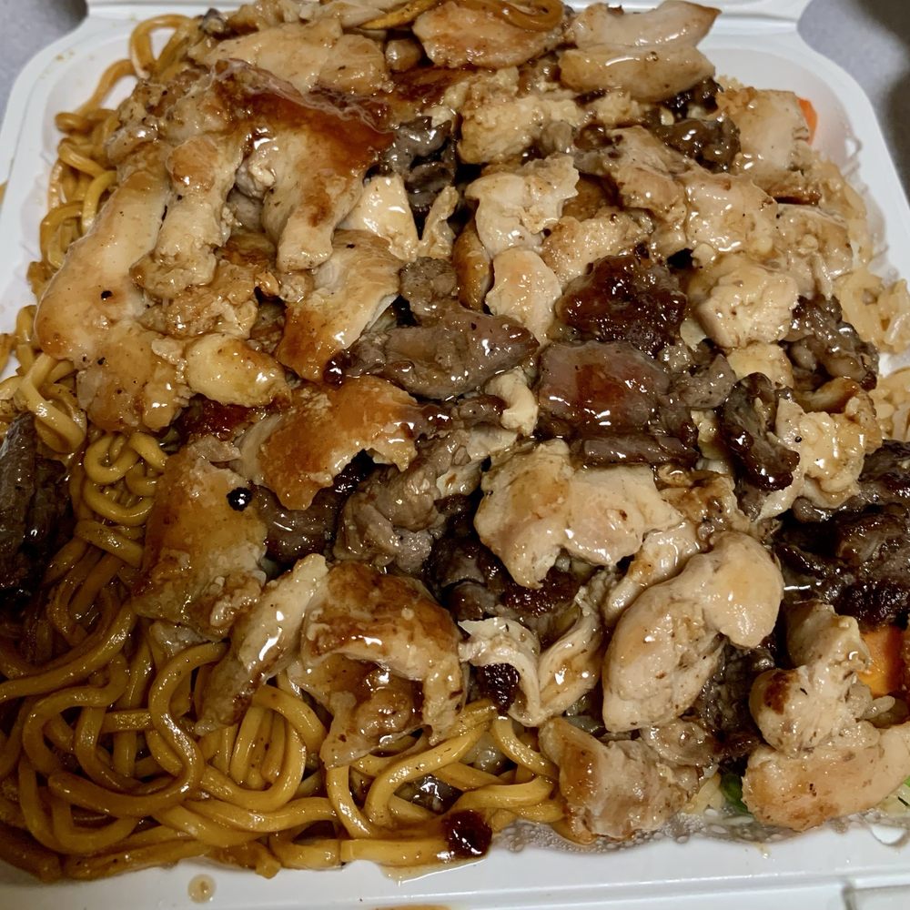 Flame Japanese Hibachi - Chicken and beef hibachi - Bubble Tea Near Me - Baltimore, Maryland