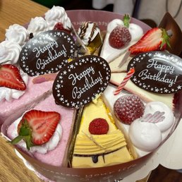 Customized! Great way to sample all the cakes!