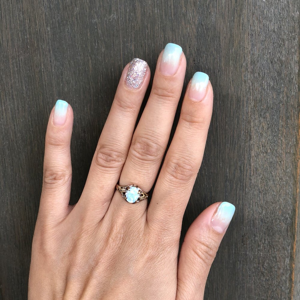 CC Nails NYC - I had wanted color on all nails with a splash of glitter on the ring finger - Nail Salons Near Me - Flushing, New York CC Nails NYC - I had wanted color on all nails with a splash of glitter on the ring finger - Nail Salons Near Me - Flushing, New York
