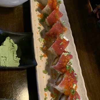 Sushi Hanabi - Red dragon roll - so good and spicy! - Japanese Near Me - Pleasanton, California Sushi Hanabi - Red dragon roll - so good and spicy! - Japanese Near Me - Pleasanton, California
