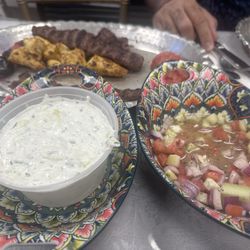 Shahs of Kabob Kendall - Entree, we had already started eating