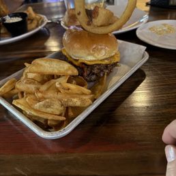 Bacon jam smash burger. Bacon jam smash burger.