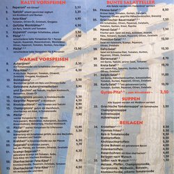 Restaurant Vasili - Speisekarte 2/4
