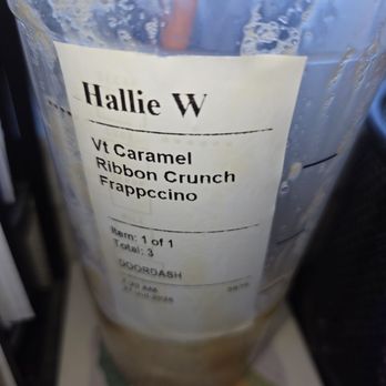 Starbucks - Caramel Ribbon Crunch Frappe - Coffee & Tea Near Me - Dixon, California