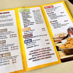 Lee's Famous Recipe Chicken - Menu