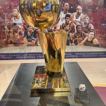 Cleveland Public Library - Cavs Championship Trophy - Libraries Near Me - Cleveland, Ohio