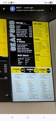 Menu photo 1 Wing Bros Antioch Antioch, CA