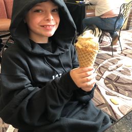 Nutella and Twix gelato! Sooooo good!