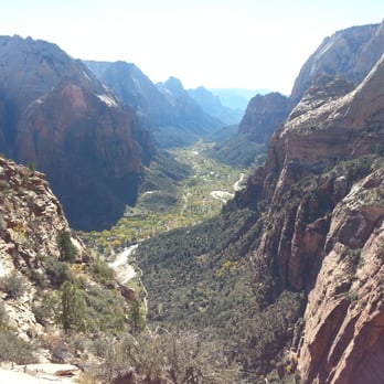 Angel's Landing - View from the (ALMOST) top - Hiking Near Me - Springdale, Utah Angel's Landing - View from the (ALMOST) top - Hiking Near Me - Springdale, Utah