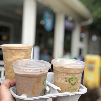 BuzzCatz Coffee & Sweets - Frozen salted caramel, frozen peanut butter mocha, frozen coffee Latte - Coffee & Tea Near Me - Orange Beach, Alabama