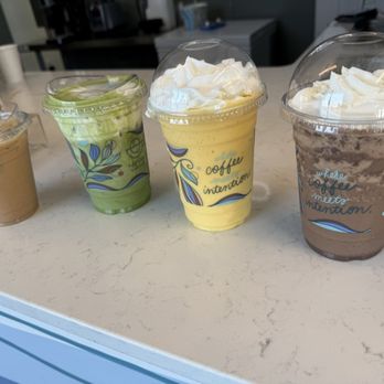 Niyyah Coffee - Summer 2026 specials: Blue Suga Shook latte and Princess Peach matcha and cold foam. Mango milkshake. Espresso choco chip milkshake. - Coffee & Tea Near Me - Indianapolis, Indiana Niyyah Coffee - Summer 2026 specials: Blue Suga Shook latte and Princess Peach matcha and cold foam. Mango milkshake. Espresso choco chip milkshake. - Coffee & Tea Near Me - Indianapolis, Indiana