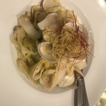 Hungry Crowd - Clam and White Kimchi Clam Pasta - New American Near Me - Los Angeles, California