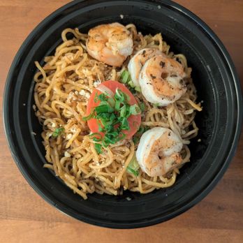 The Second Wind - Garlic Shrimp Noodles - Asian Fusion Near Me - El Segundo, California