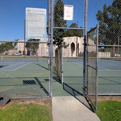Entrance to the tennis courts
