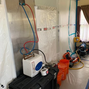 A & N Demolition - Three stage shower & three stage wash station & pressure demand equipment. - Environmental Abatement Near Me A & N Demolition - Three stage shower & three stage wash station & pressure demand equipment. - Environmental Abatement Near Me