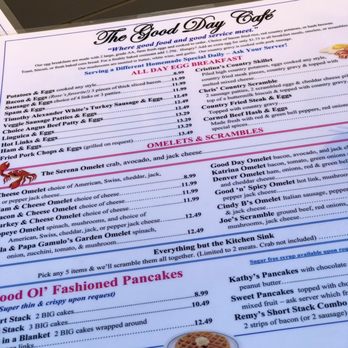 Good Day Cafe - Menu - Breakfast & Brunch Near Me - Vallejo, California Good Day Cafe - Menu - Breakfast & Brunch Near Me - Vallejo, California