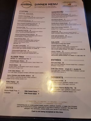 Menu photo 8 The Admiral Washington, DC, DC Menu photo 8 The Admiral Washington, DC, DC