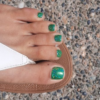 Classy Nails - My beautiful shiney toes!!! - Nail Salons Near Me - Roseville, California