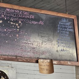Menu board