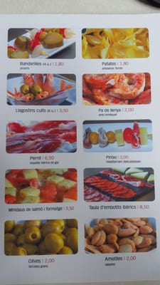 Menu photo 1 Torre Rosa Barcelona, B Menu photo 1 Torre Rosa Barcelona, B