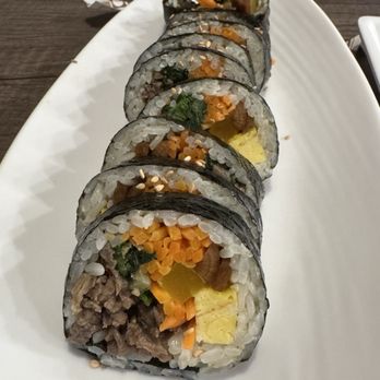 Matzip - Beef kimbap $12.95 - Korean Near Me - Union City, California
