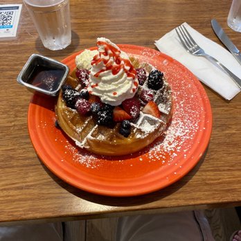 Eight AM - Fruit waffle - New American Near Me - San Francisco, California Eight AM - Fruit waffle - New American Near Me - San Francisco, California