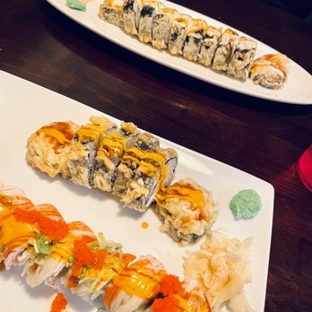 Sushi Q6 Normandy - Smart Philly Roll (front), Boston Bay Roll (middle) & Rt. 40 Roll (back) - Sushi Bars Near Me - Ellicott City, Maryland Sushi Q6 Normandy - Smart Philly Roll (front), Boston Bay Roll (middle) & Rt. 40 Roll (back) - Sushi Bars Near Me - Ellicott City, Maryland